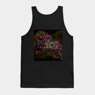 Black Panther Art - Glowing Edges 210 Tank Top